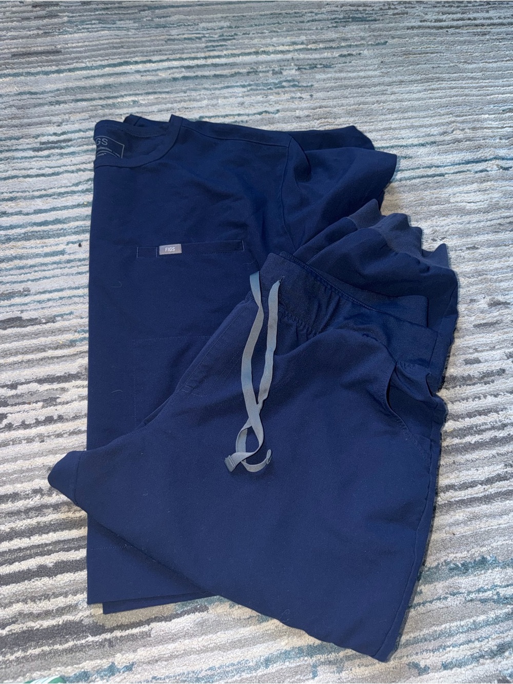 Figs Technical Collection Scrub Set in Navy XXL